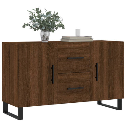 Sideboard Brown Oak 100x36x60 cm Engineered Wood