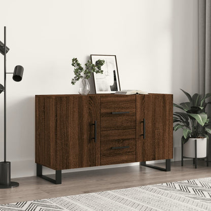 Sideboard Brown Oak 100x36x60 cm Engineered Wood