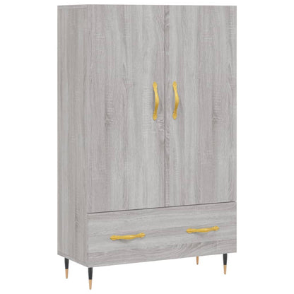 Highboard Grey Sonoma 69.5x31x115 cm Engineered Wood