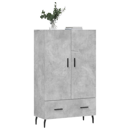 Highboard Concrete Grey 69.5x31x115 cm Engineered Wood