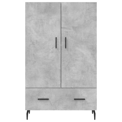 Highboard Concrete Grey 69.5x31x115 cm Engineered Wood