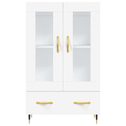 Highboard White 69.5x31x115 cm Engineered Wood