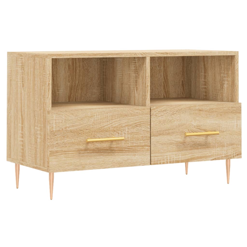 TV Cabinet Sonoma Oak 80x36x50 cm Engineered Wood