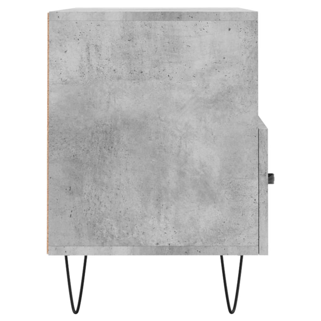 TV Cabinet Concrete Grey 80x36x50 cm Engineered Wood