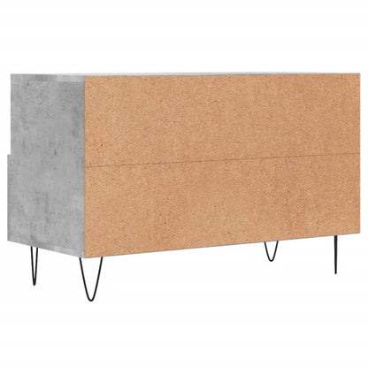 TV Cabinet Concrete Grey 80x36x50 cm Engineered Wood