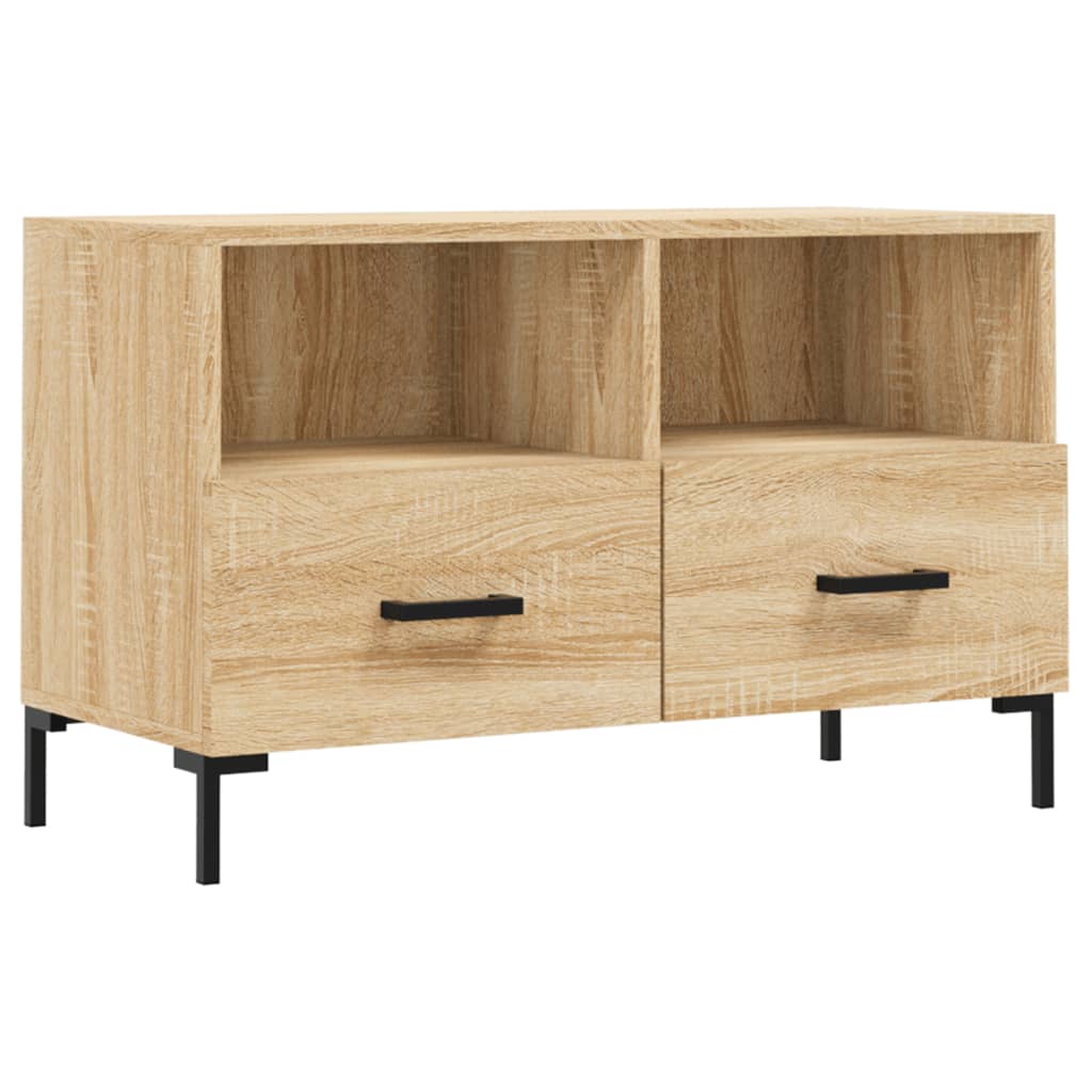 TV Cabinet Sonoma Oak 80x36x50 cm Engineered Wood