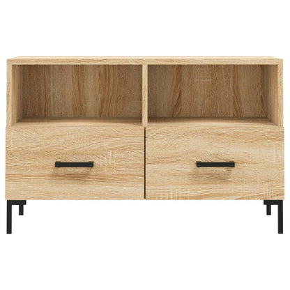 TV Cabinet Sonoma Oak 80x36x50 cm Engineered Wood