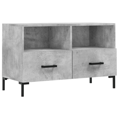 TV Cabinet Concrete Grey 80x36x50 cm Engineered Wood