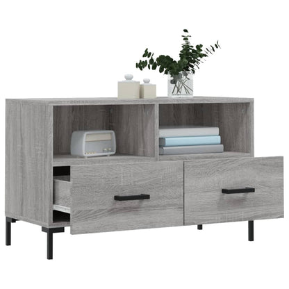 TV Cabinet Grey Sonoma 80x36x50 cm Engineered Wood