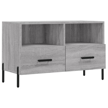 TV Cabinet Grey Sonoma 80x36x50 cm Engineered Wood