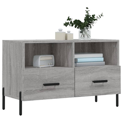 TV Cabinet Grey Sonoma 80x36x50 cm Engineered Wood