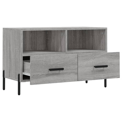 TV Cabinet Grey Sonoma 80x36x50 cm Engineered Wood