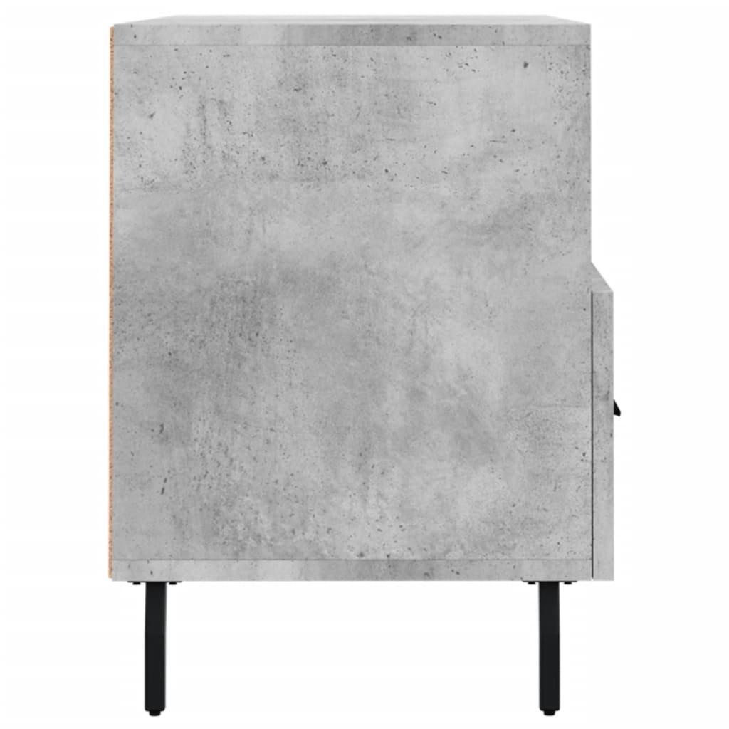 TV Cabinet Concrete Grey 80x36x50 cm Engineered Wood