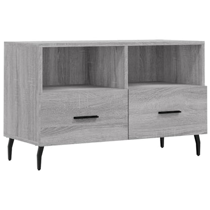 TV Cabinet Grey Sonoma 80x36x50 cm Engineered Wood