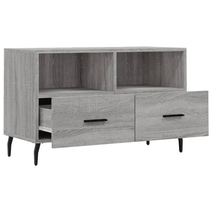 TV Cabinet Grey Sonoma 80x36x50 cm Engineered Wood