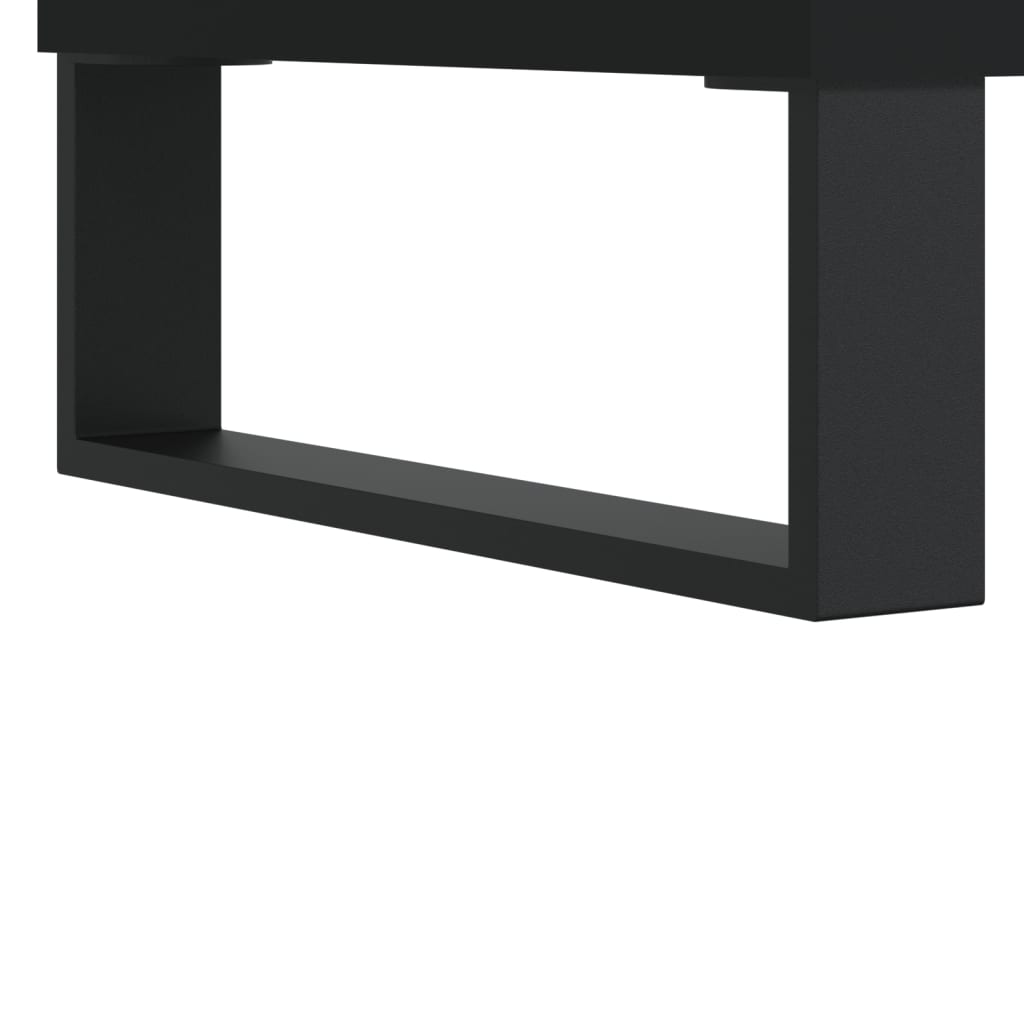 TV Cabinet Black 80x36x50 cm Engineered Wood