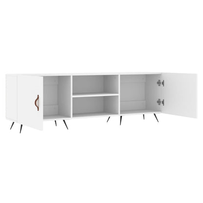 TV Cabinet White 150x30x50 cm Engineered Wood