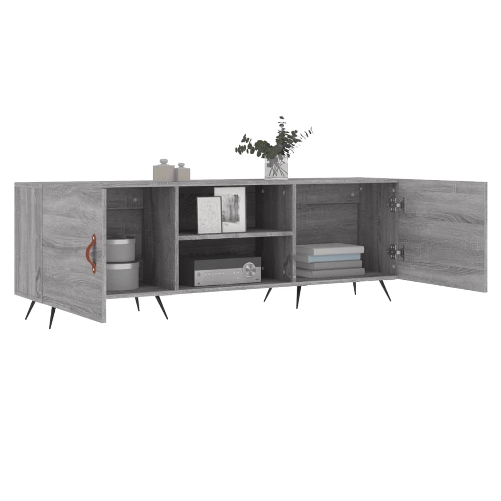 TV Cabinet Grey Sonoma 150x30x50 cm Engineered Wood