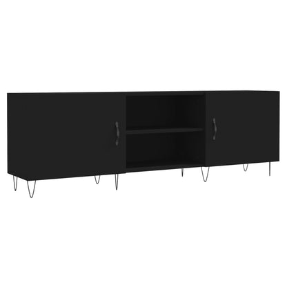 TV Cabinet Black 150x30x50 cm Engineered Wood