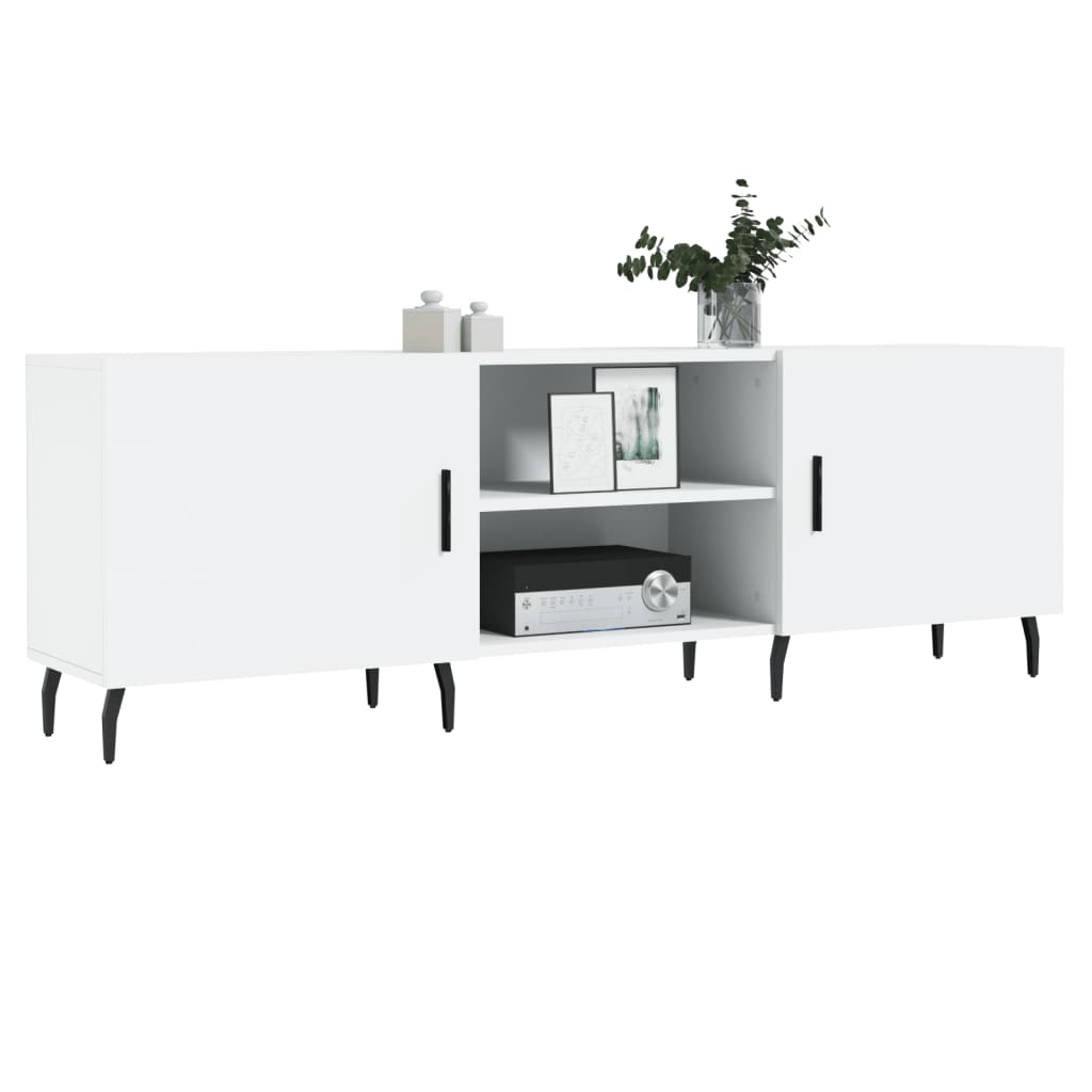 TV Cabinet White 150x30x50 cm Engineered Wood