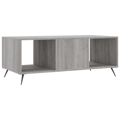 Coffee Table Grey Sonoma 102x50x40 cm Engineered Wood