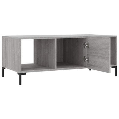 Coffee Table Grey Sonoma 102x50x40 cm Engineered Wood