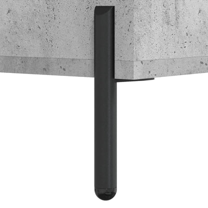 Coffee Table Concrete Grey 102x50x40 cm Engineered Wood