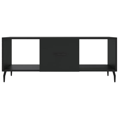 Coffee Table Black 102x50x40 cm Engineered Wood
