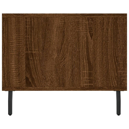 Coffee Table Brown Oak 102x50x40 cm Engineered Wood