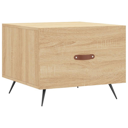 Coffee Table Sonoma Oak 50x50x40 cm Engineered Wood