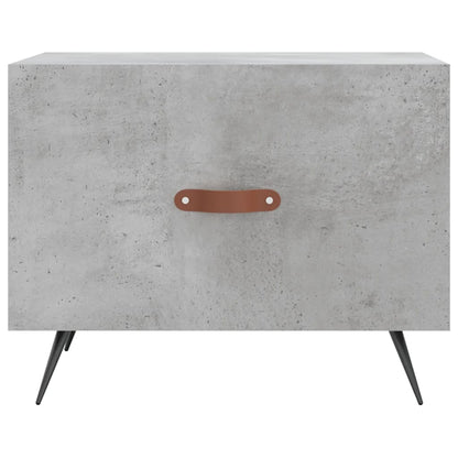 Coffee Table Concrete Grey 50x50x40 cm Engineered Wood