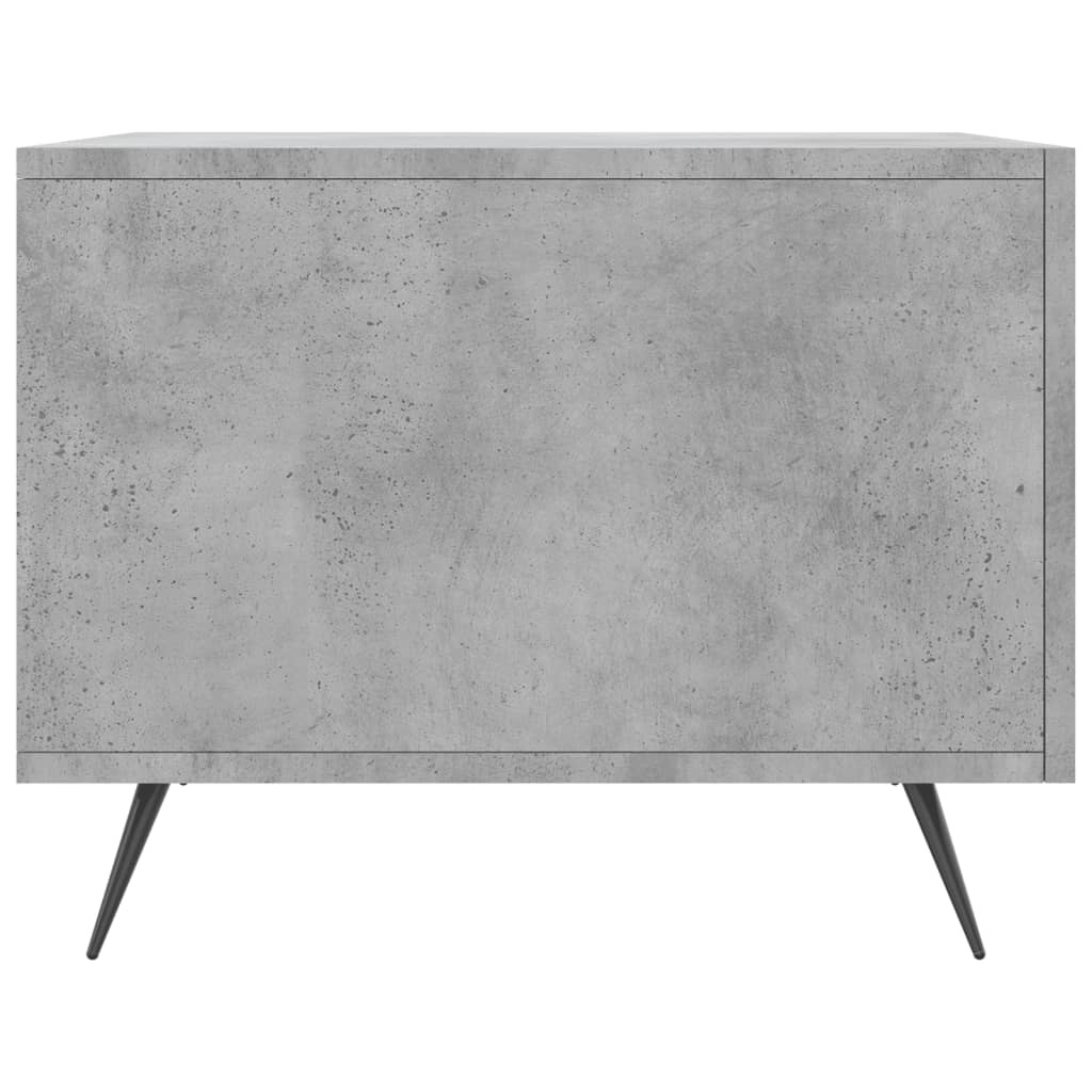 Coffee Table Concrete Grey 50x50x40 cm Engineered Wood