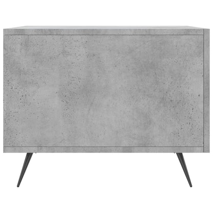 Coffee Table Concrete Grey 50x50x40 cm Engineered Wood