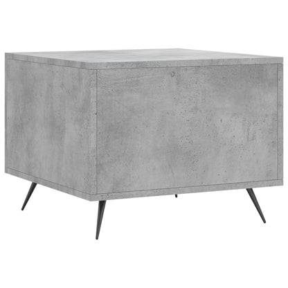 Coffee Table Concrete Grey 50x50x40 cm Engineered Wood