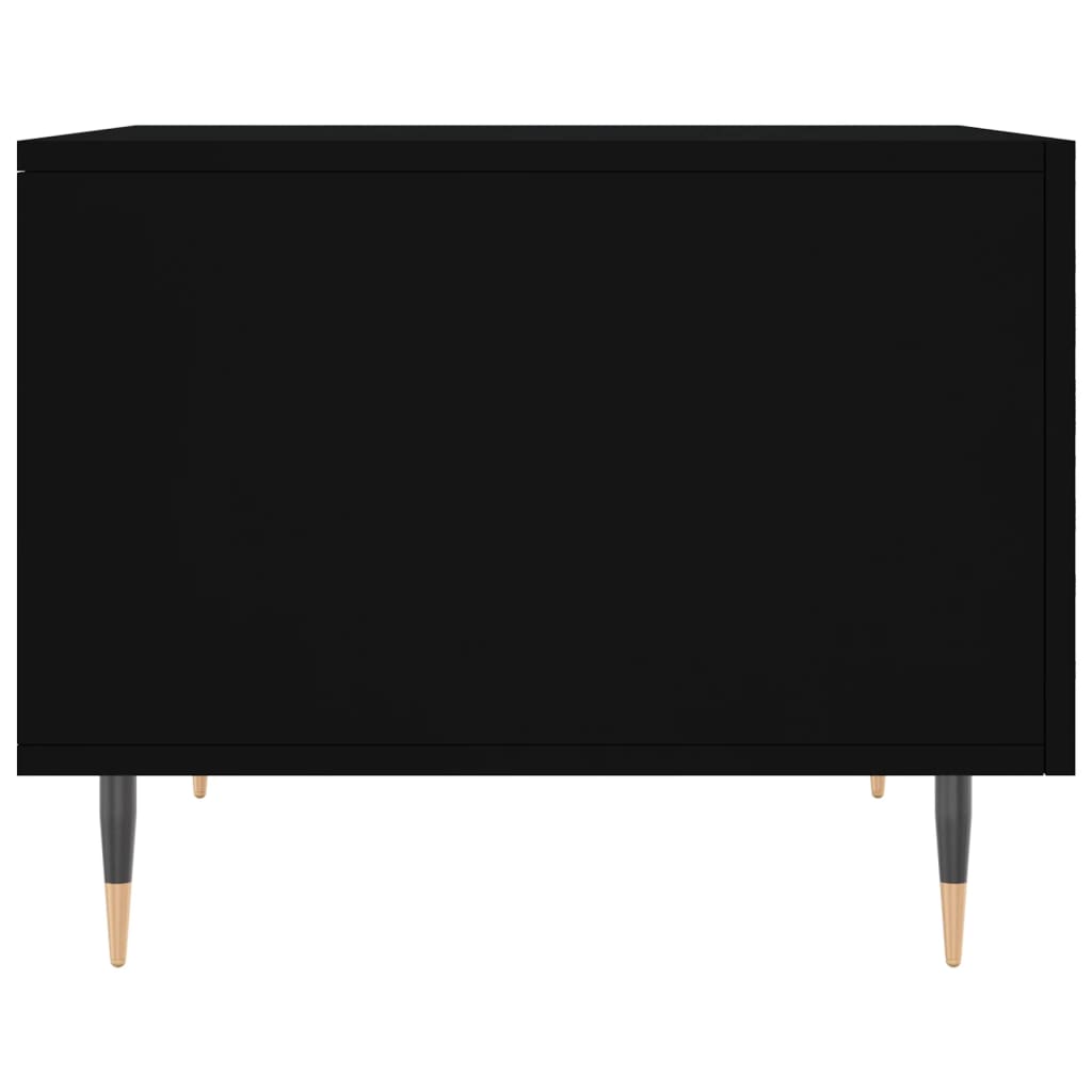 Coffee Tables 2 pcs Black 50x50x40 cm Engineered Wood