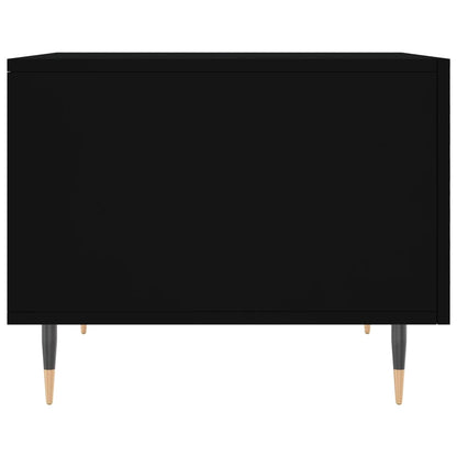 Coffee Tables 2 pcs Black 50x50x40 cm Engineered Wood