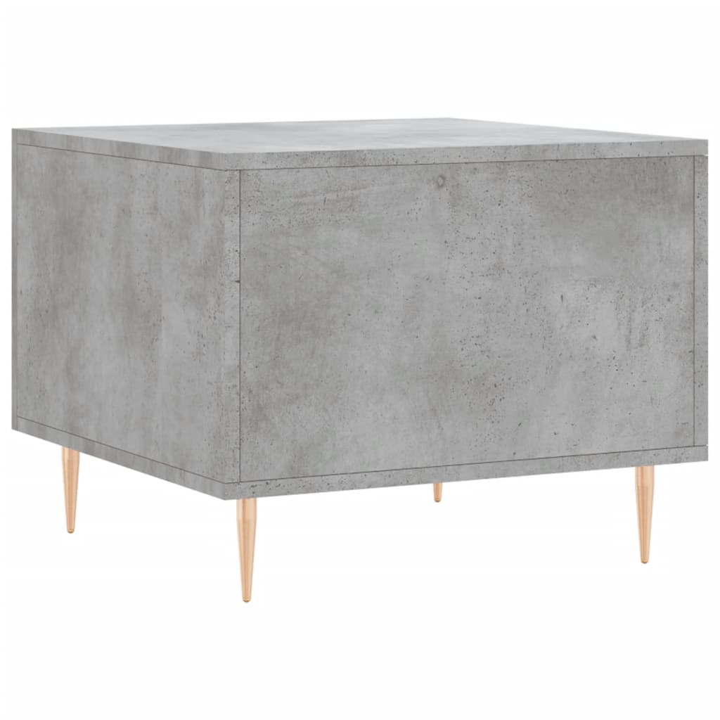 Coffee Tables 2 pcs Concrete Grey 50x50x40 cm Engineered Wood