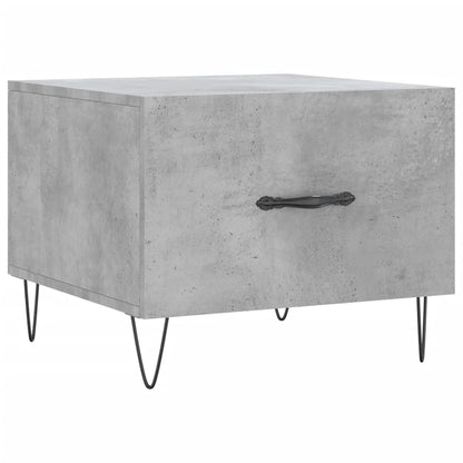 Coffee Tables 2 pcs Concrete Grey 50x50x40 cm Engineered Wood