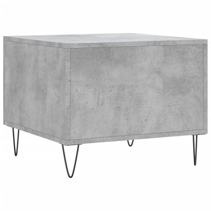 Coffee Tables 2 pcs Concrete Grey 50x50x40 cm Engineered Wood