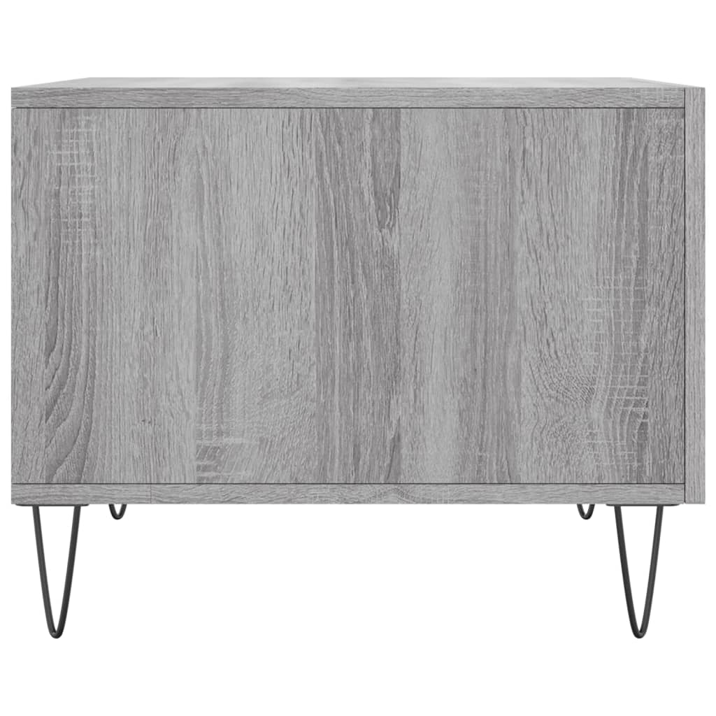 Coffee Table Grey Sonoma 50x50x40 cm Engineered Wood