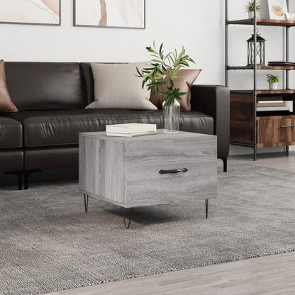 Coffee Table Grey Sonoma 50x50x40 cm Engineered Wood
