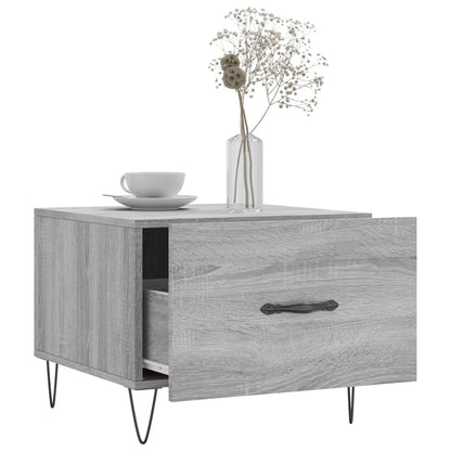 Coffee Tables 2 pcs Grey Sonoma 50x50x40 cm Engineered Wood