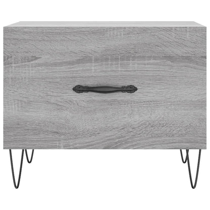 Coffee Tables 2 pcs Grey Sonoma 50x50x40 cm Engineered Wood