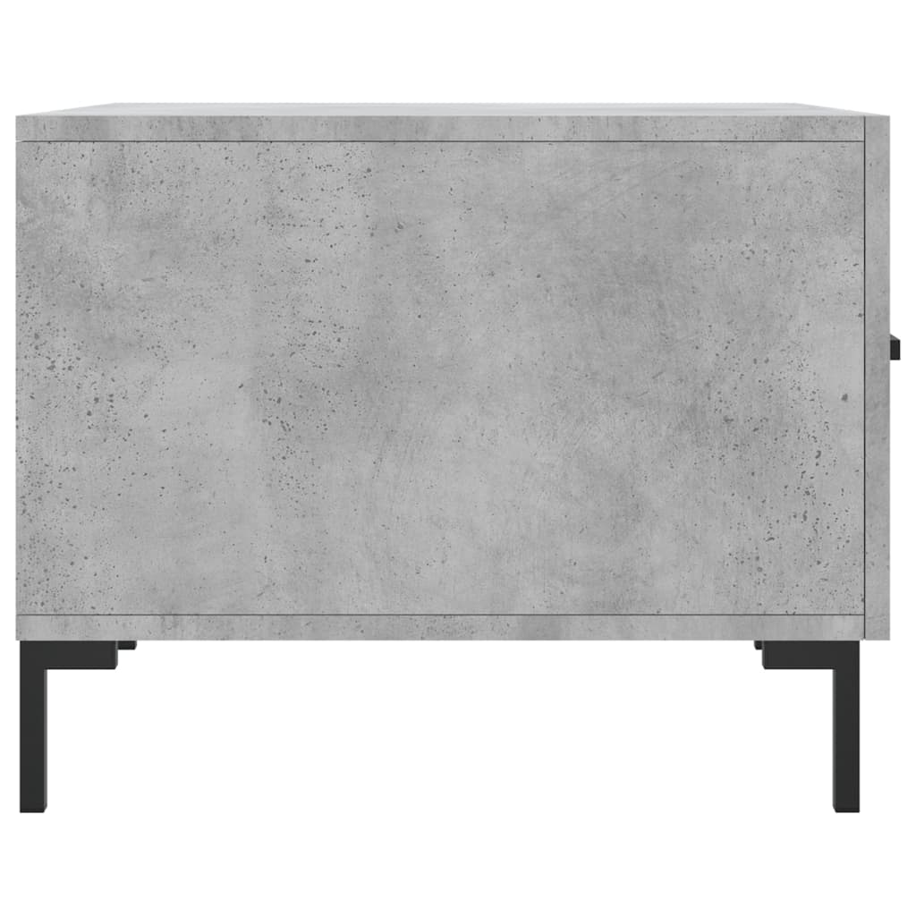 Coffee Table Concrete Grey 50x50x40 cm Engineered Wood