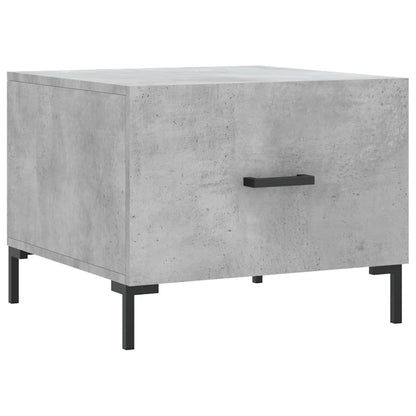 Coffee Tables 2 pcs Concrete Grey 50x50x40 cm Engineered Wood