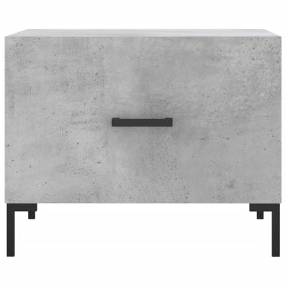Coffee Tables 2 pcs Concrete Grey 50x50x40 cm Engineered Wood