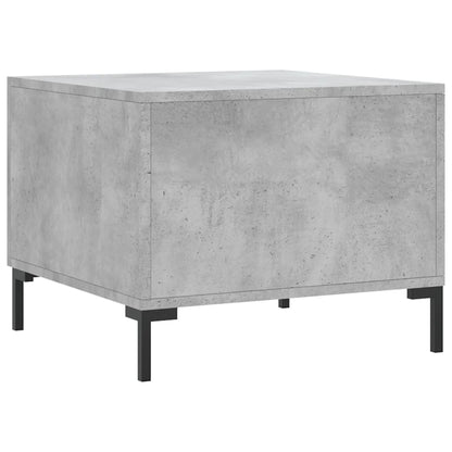 Coffee Tables 2 pcs Concrete Grey 50x50x40 cm Engineered Wood