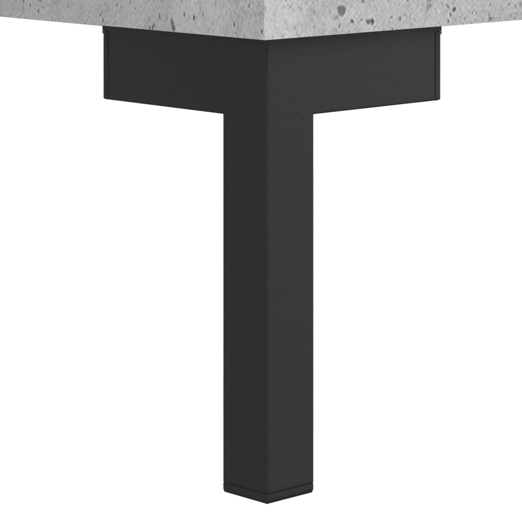 Coffee Tables 2 pcs Concrete Grey 50x50x40 cm Engineered Wood