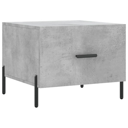 Coffee Table Concrete Grey 50x50x40 cm Engineered Wood