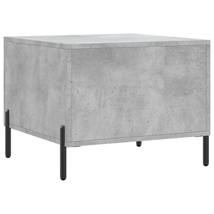 Coffee Table Concrete Grey 50x50x40 cm Engineered Wood
